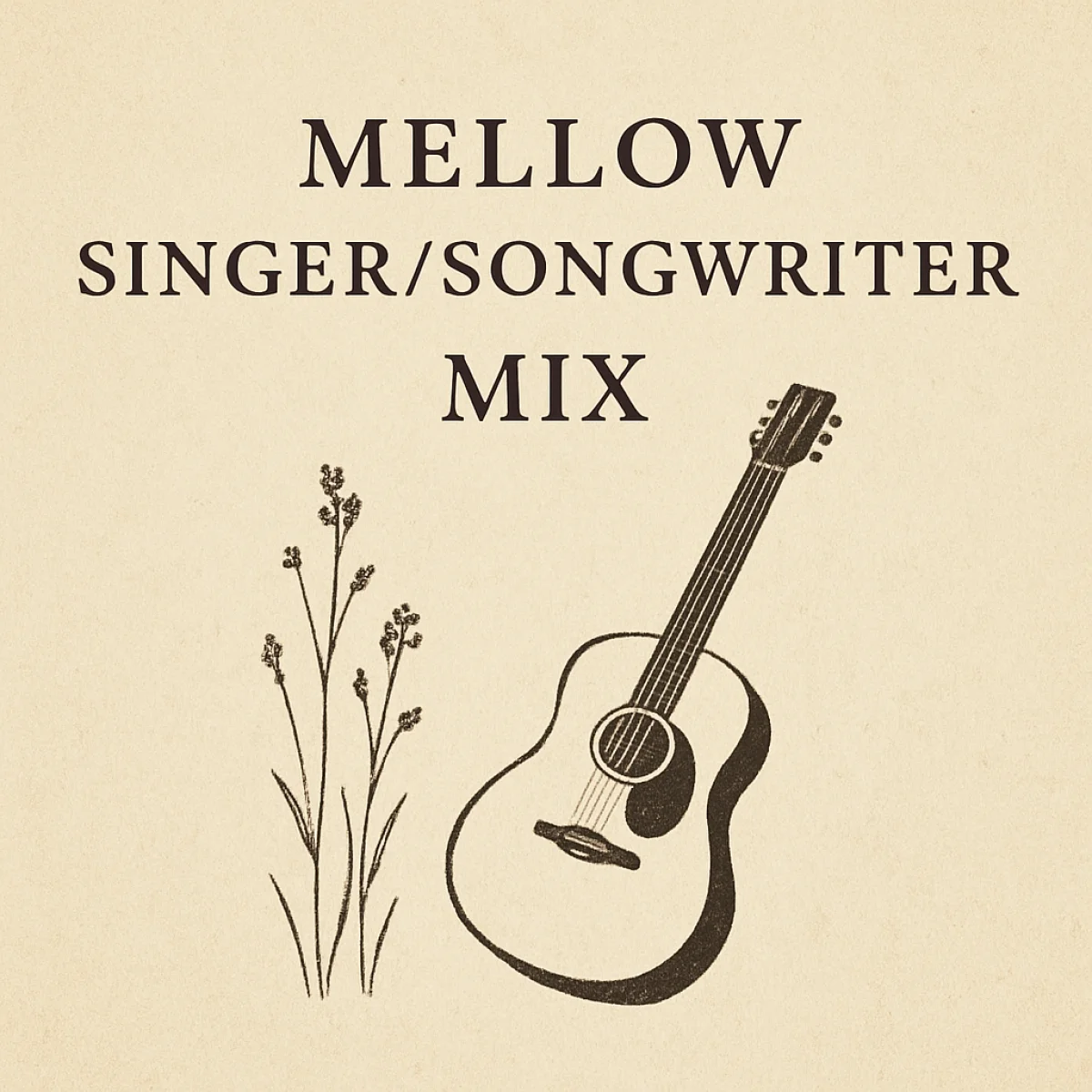 mellow singer/songwriter mix